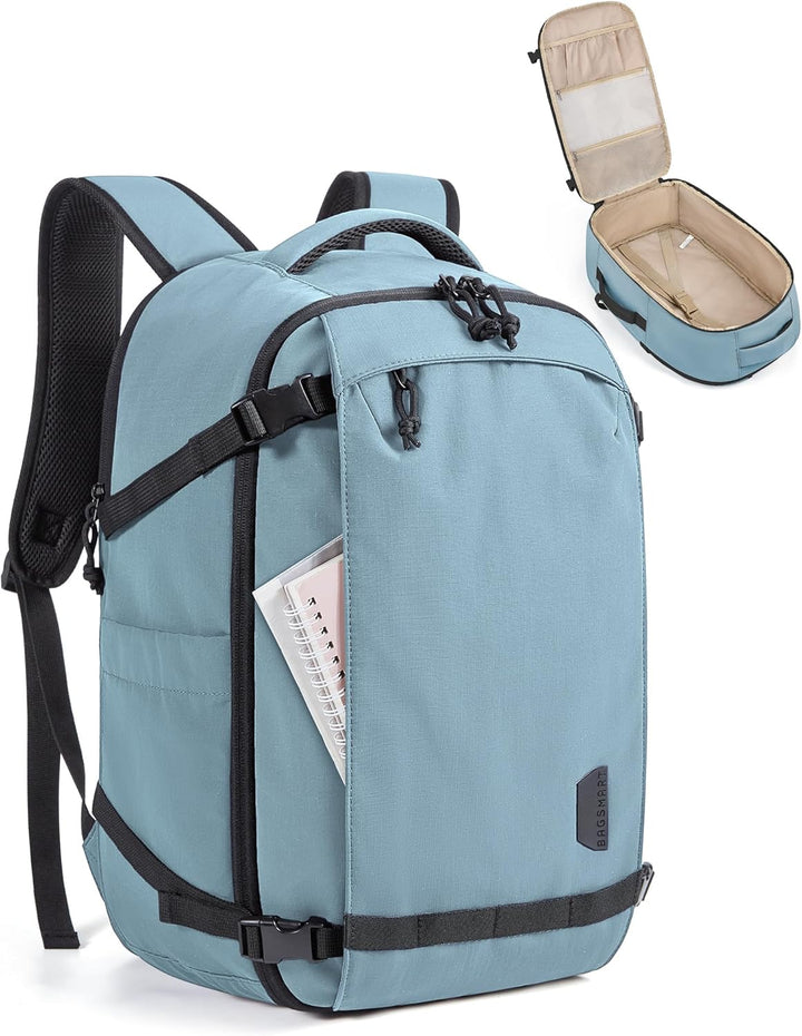 BAGSMART Mochila de viaje de mano, mochila de viaje grande de 17.3...