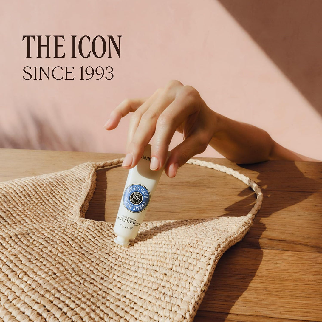 L'OCCITANE Crema de manos con manteca de karité orgánica al 20%, nu...
