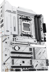 ASUS X870 MAX GAMING WIFI7 W AMD AM5 ATX Placa base, PCB blanco de...