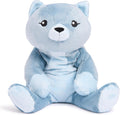 HUGIMALS Frankie the Cat - Peluche sensorial pesado y cómodo de 20 pulgadas, 4.5 libras, grande, sin perfume, lavable, para el cuidado personal, para niños, adolescentes y adultos