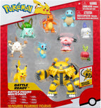 Pokemon Battle Figure Pack Nueve figuras de 2 pulgadas y una figura de 4.5 pulgadas
