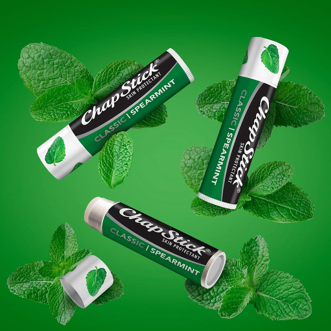 ChapStick Bálsamo labial a granel, menta verde clásica, paquete de...