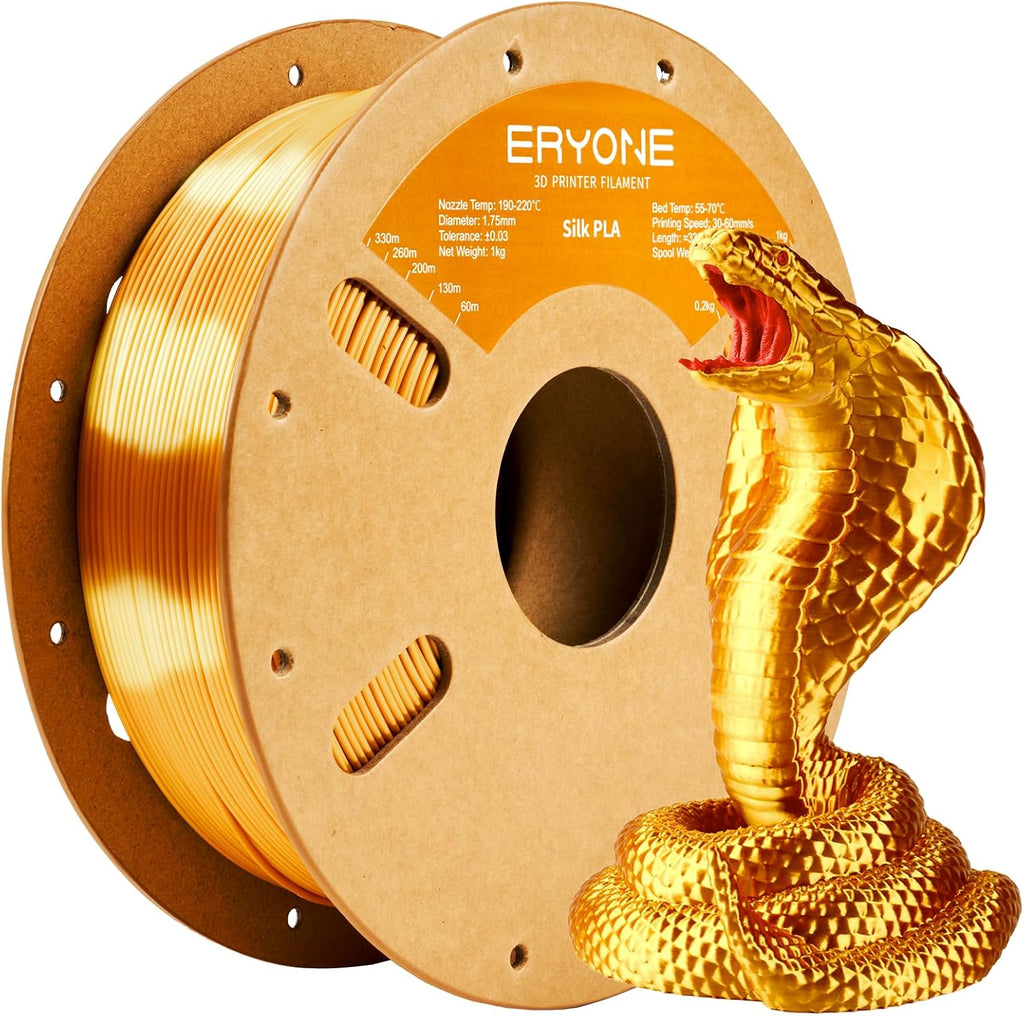 ERYONE Filamento PLA de color seda para impresora 3D de 0.07 in +\/...
