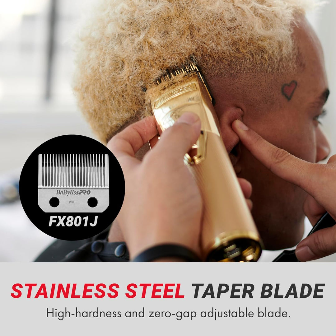 BaBylissPRO FX+ - Cortapelos profesionales para barba para hombres,...