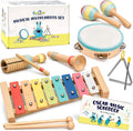 Juego de xilófono con instrumentos musicales de madera Montessori y