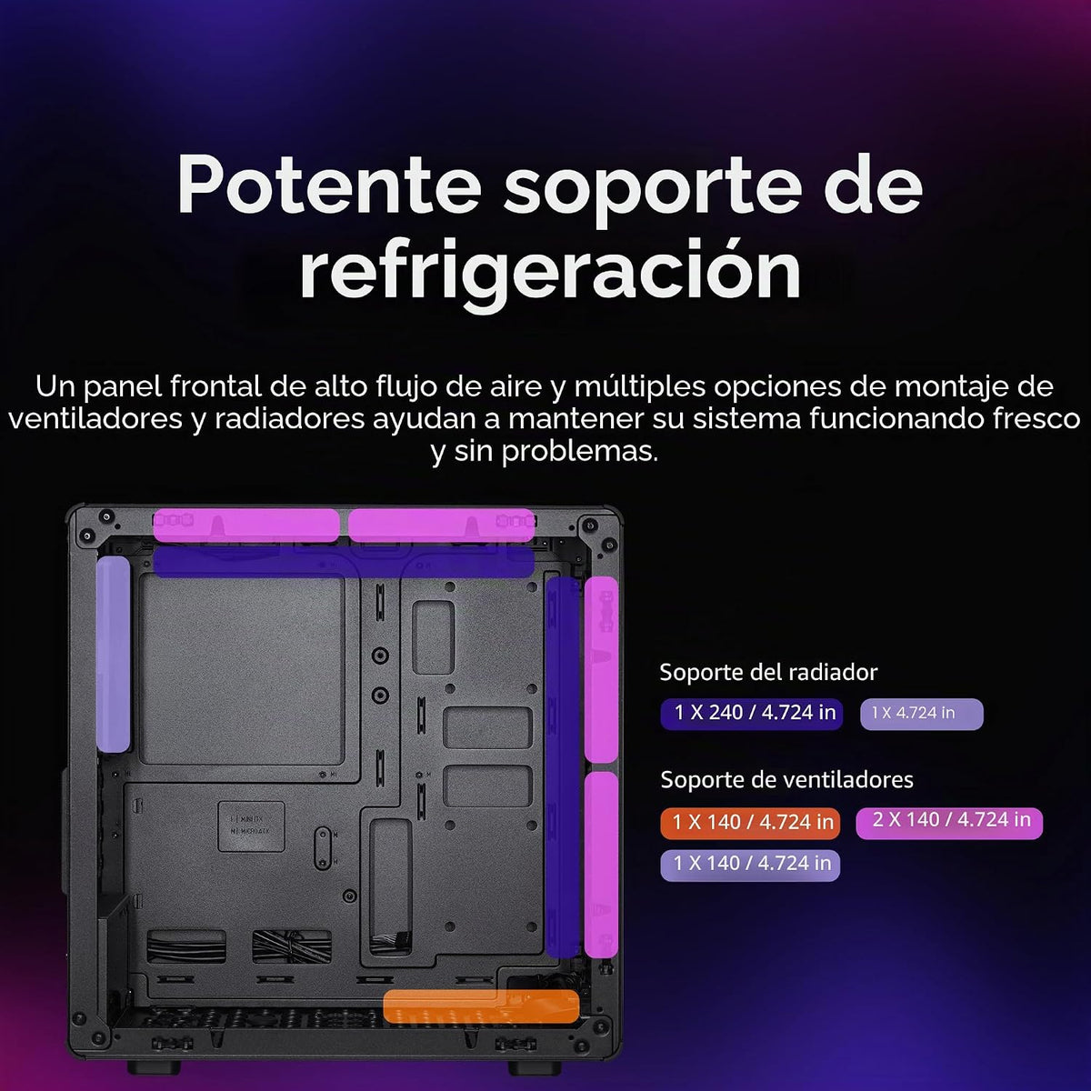 Caja para PC Cooler Master Q300L V3 Micro-ATX + enfriador de aire p...
