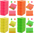 Paquete de 48 juegos 4 en una fila, mini bolsillo para conectar cuatro juegos para niños, regalos de fiesta, bolsas de regalo, premios de aula, 4 colores surtidos, rellenos de piñata, regalos de