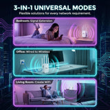 Uiuqekel Extensor WiFi GT300 de 300 Mbps, extensor de alcance WiFi...