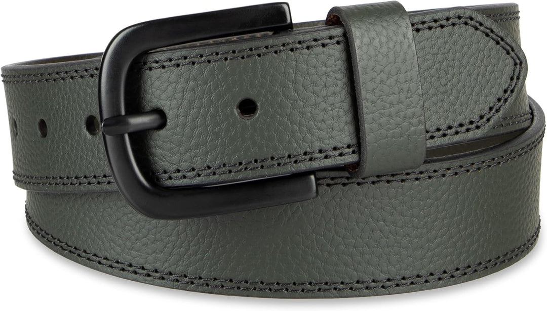 Dickies cinturón de cuero auténtico para hombre \u2013 estilo casua...