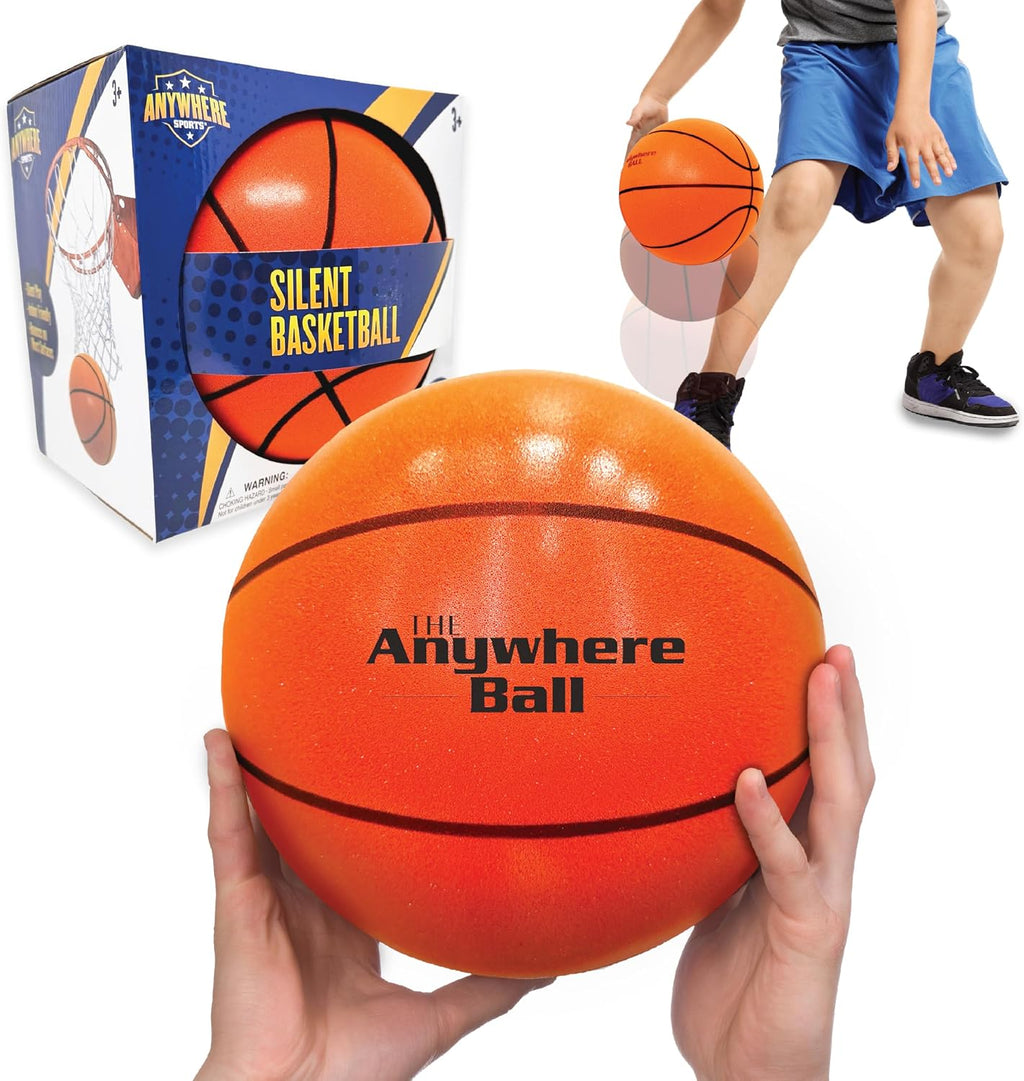 Anywhere Ball, Balón silencioso, Espuma sin aire para entrenamiento en interiores, Dribling y Rebote realista