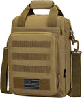 Bolsa de Mensajero Táctica ZHIERNA, Maletín Táctico para Laptop de Alta Resistencia con MOLLE, Bolso de Hombro para Hombre (Incluye Parche)