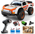 Autos RC rápidos sin escobillas 1/16 para adultos Fast 50+ KMH 4WD Off-Road de alta velocidad sin escobillas de control remoto con 2 baterías LiPo de 7.4V 2000mAh
