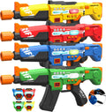 Juego de 4 pistolas láser recargables con LED, chalecos multifuncionales, digitales, regalos de cumpleaños, juguetes para niños y niñas de 8, 9, 10, 11, 12 años, Navidad