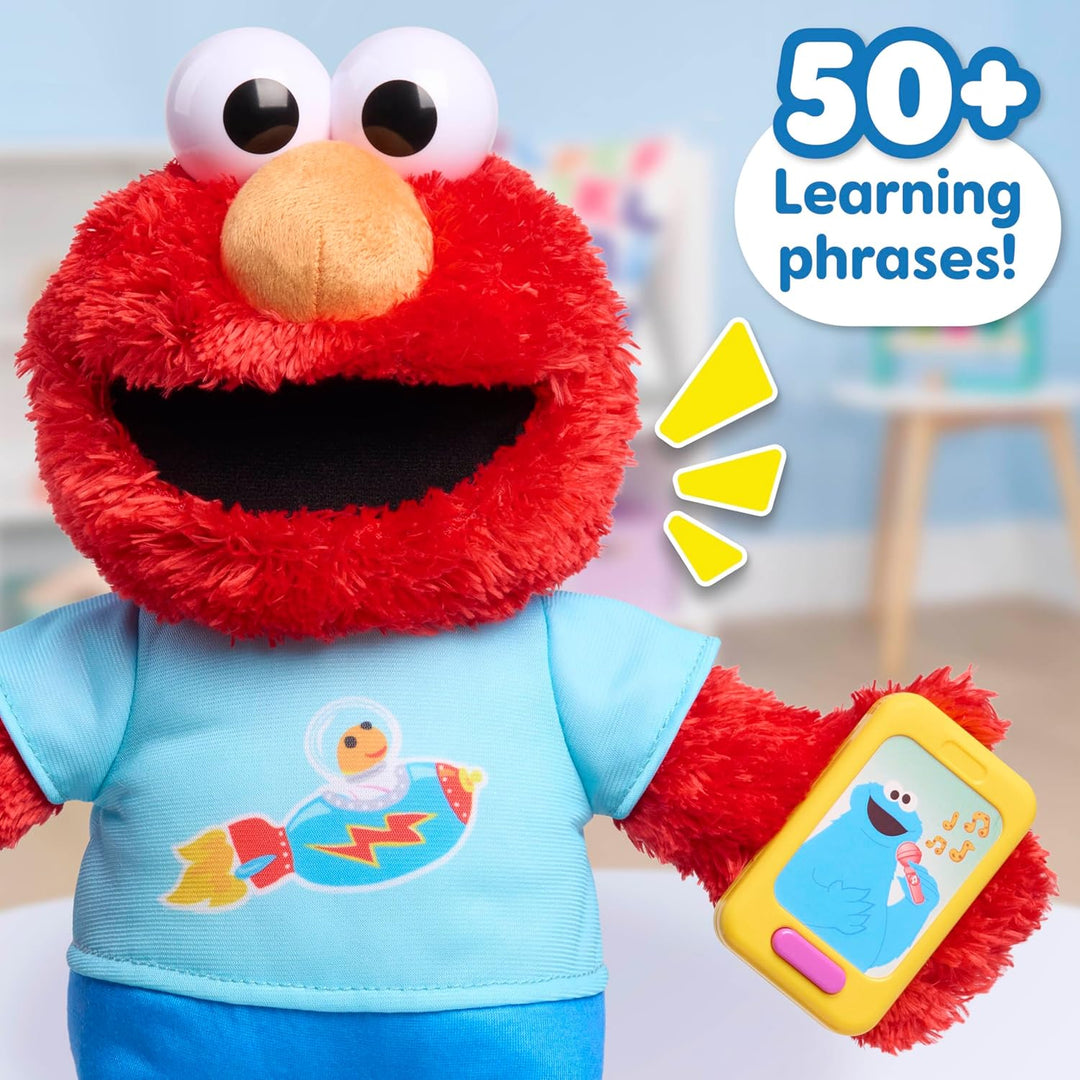 SESAME STREET Just Play - Peluche Elmo de 13 pulgadas con