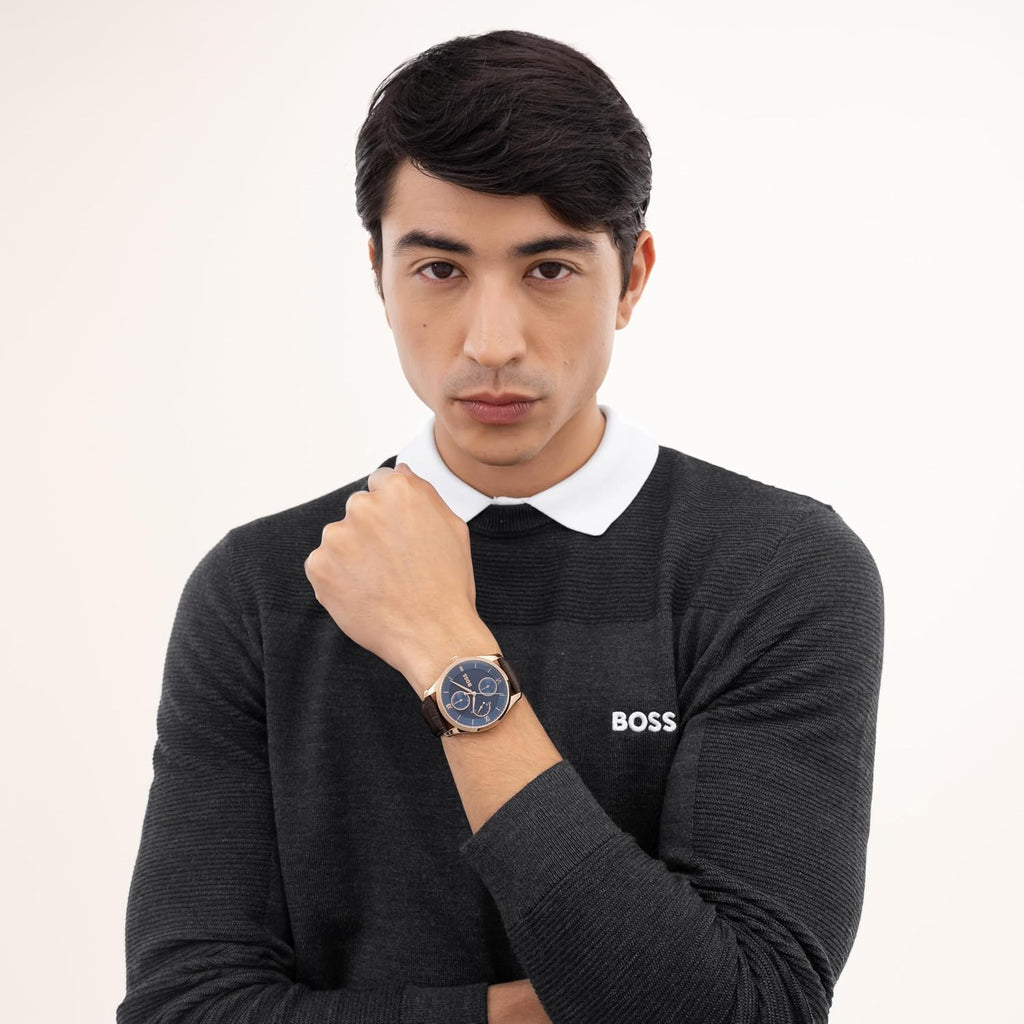 BOSS Principle Master - Reloj de cuarzo para hombre (1.614 in)