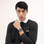 BOSS Principle Master - Reloj de cuarzo para hombre (1.614 in)