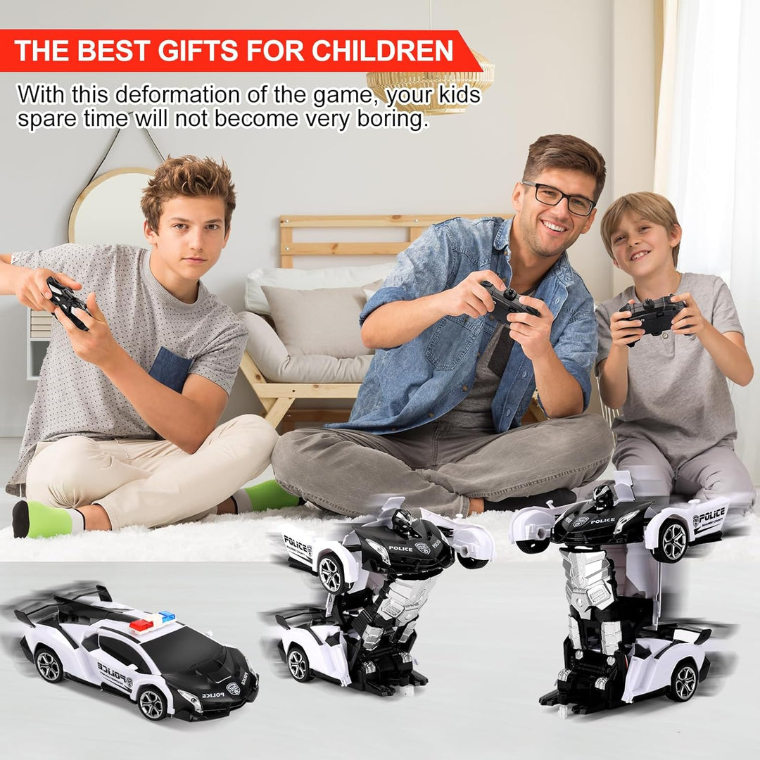 Blackma Coche de Control Remoto-Transformable, Deformación de Un Bo...