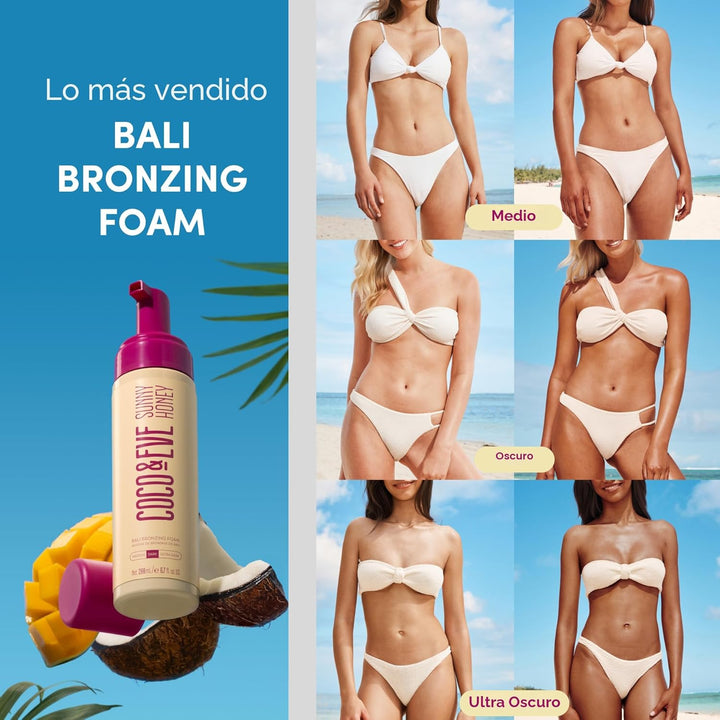 Coco &amp; Eve Sunny Honey Bali Bronzing Self Tanner Mousse - Loció...