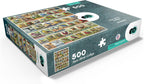 MyPuzzle State Birds Series: 50 State Birds Collage, Vol.1 - Rompecabezas premium de 500 piezas para adultos