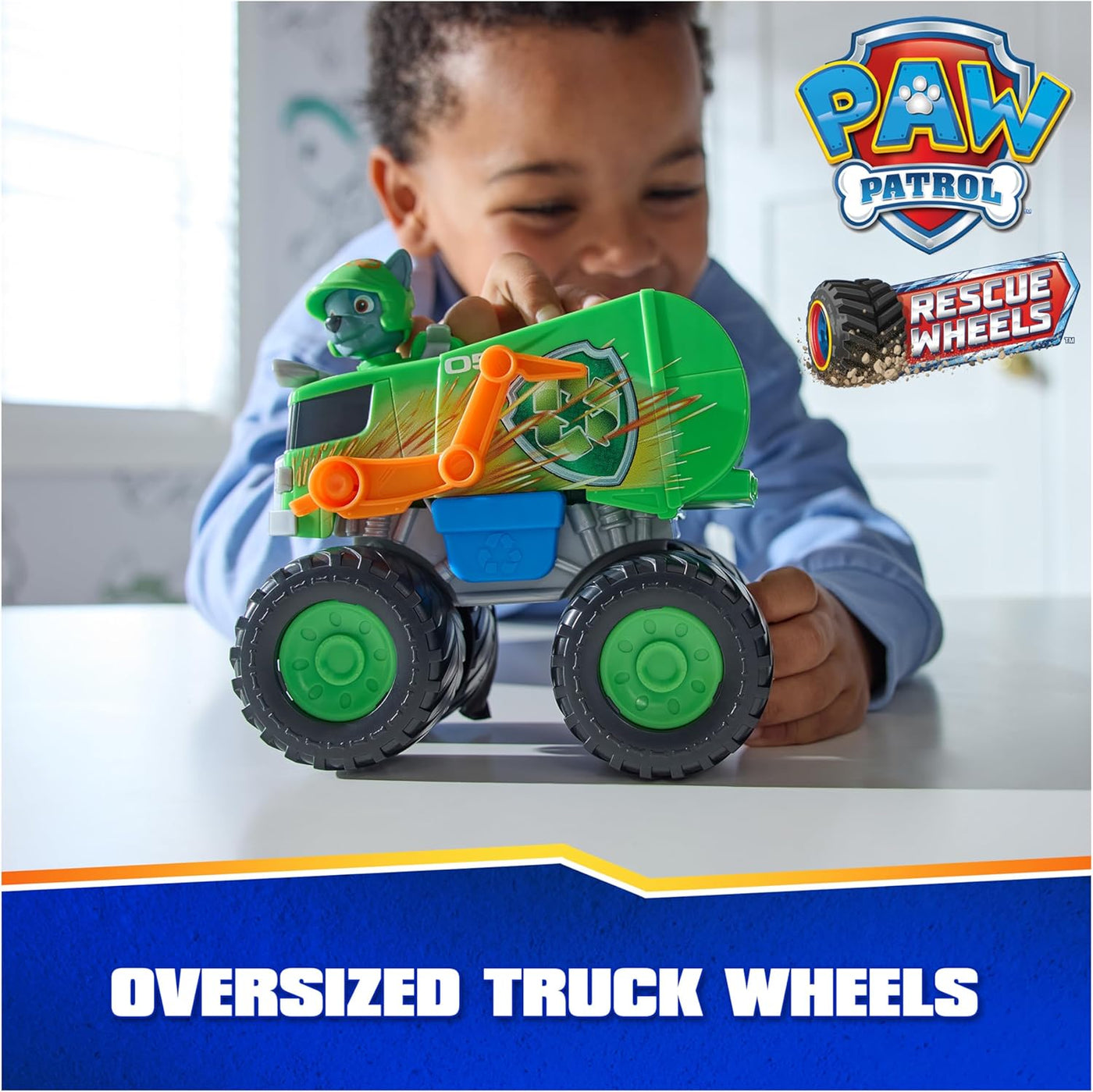 Paw Patrol Rescue Wheels Rockys - Camión de reciclaje con