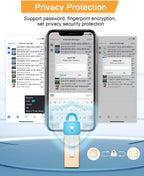 GNASEET Unidad flash USB de 256 GB para teléfono y Pad