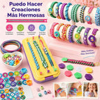 Arte y manualidades para niños de 8 a 12 años de edad, kit de fabricación de pulseras de amistad para niñas, las mejores ideas de regalos de cumpleaños para niñas de 7, 9, 10, 11 años, juego de