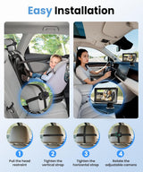 Orderich Cámara para Coche de Bebé para Asiento Trasero HD 1080P So...