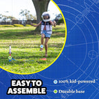 Stomp Rocket Space Collection - Lanzacohetes para niños, 3 cohetes de la NASA, juguete divertido para patio trasero y exterior, regalo para niños y niñas, juego de lanzador de espuma suave STEM que se eleva hasta 100 pies, a partir de 5 años