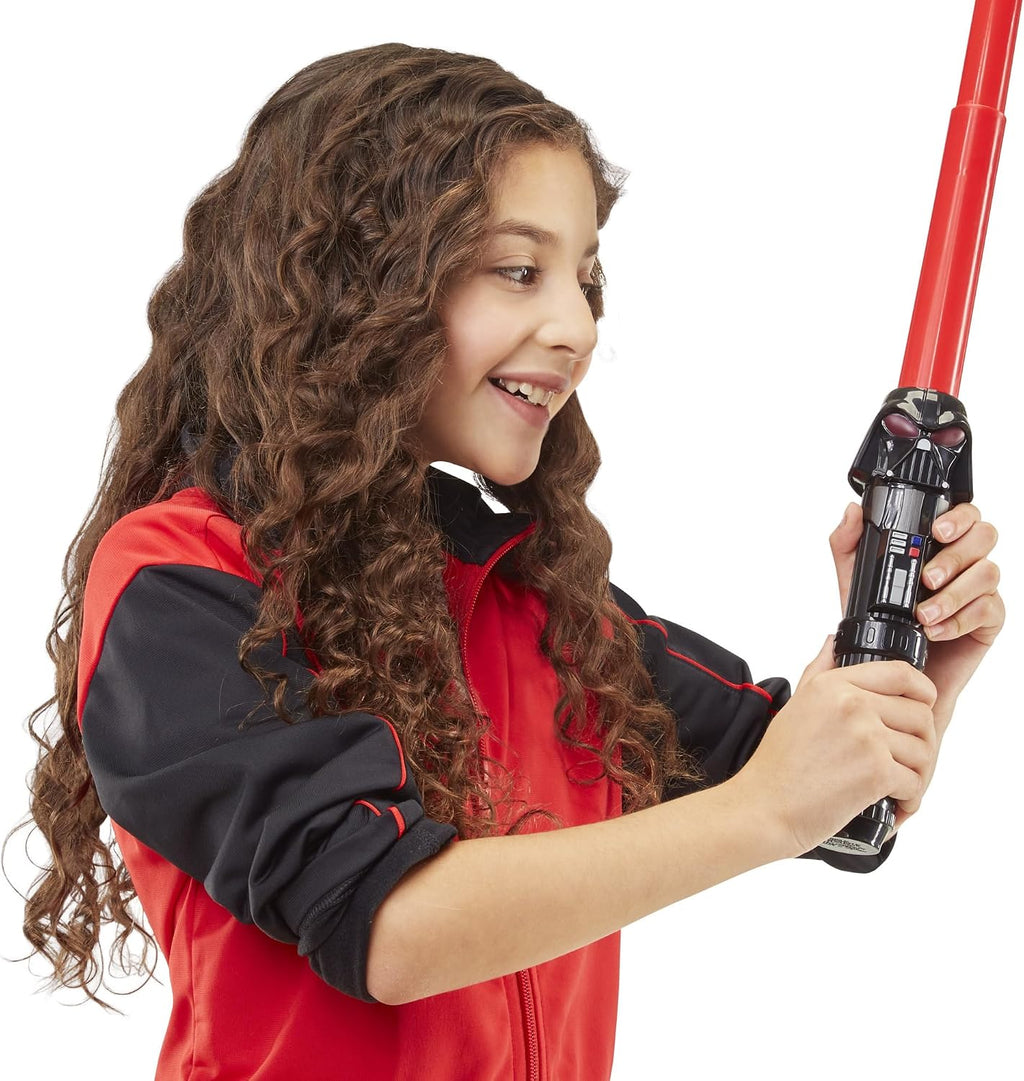 STAR WARS Escuadrón de sables de luz de 3 unidades, sables de luz de The Mandalorian, Ahsoka y Darth Vader, juguetes para niños y niñas de 4 años (exclusivo de Amazon)