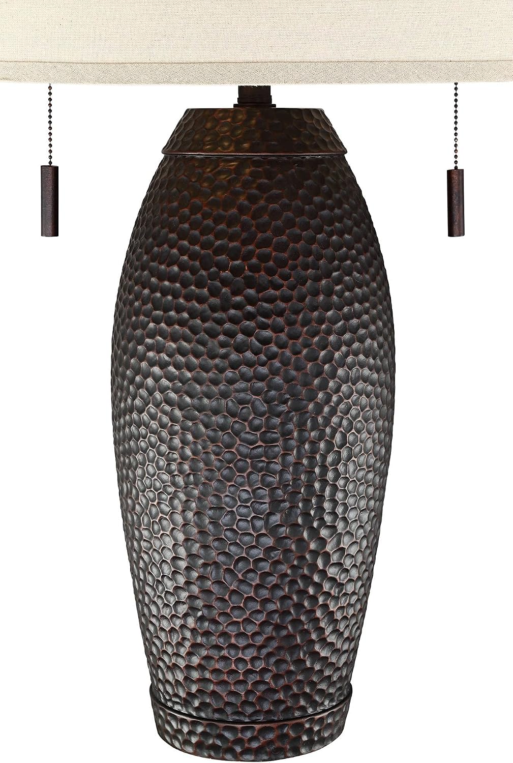Lámpara Noah - Lámpara de mesa grande de 31 pulgadas con cadena de tracción