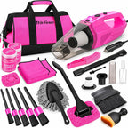 ThinkLearn Kit de limpieza para auto con aspiradora de alto poder para detailing