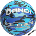 AND1 Xcelerate - Balón de baloncesto de goma, tamaño reglamentario oficial
