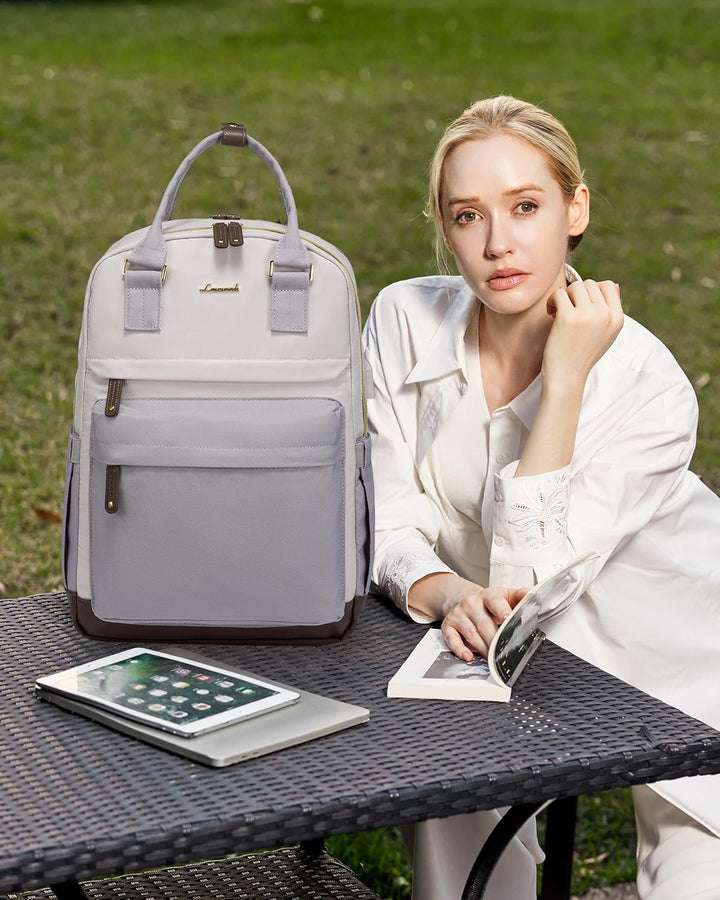 LOVEVOOK Mochila de viaje para laptop para mujer, bolsa antirrobo p...