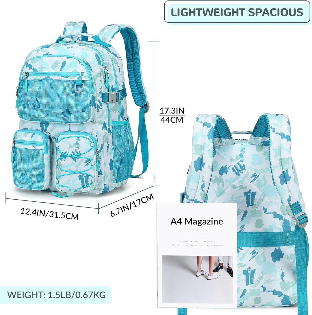 Lohol Mochila resistente al agua con múltiples bolsillos para viaje...