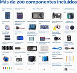 ELEGOO ESP-32 Kit de inicio súper avanzado con tutorial y placa de...
