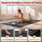 Colchoneta de Yoga Grande, 6' x 4' / 6' x 3' x 6 mm / 8 mm / 12 mm de espesor para entrenamiento