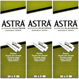 The Shave Factory Astra Platinum - Cuchillas de afeitar de segurida...