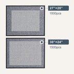 Tablero de rompecabezas para 1000-1500 piezas, gris oscuro