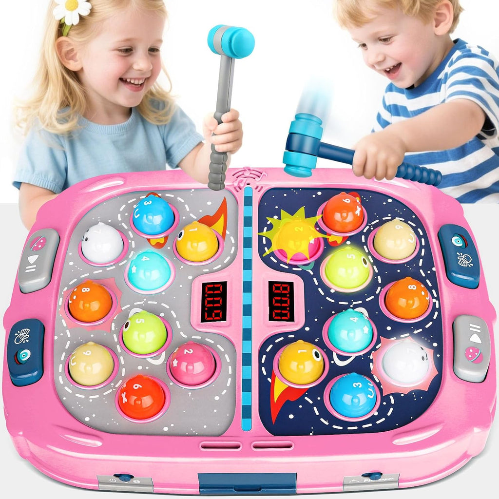 WAYKEE Whack Game Topo, regalo de juguete para niños y niñas de 3 a 12 años