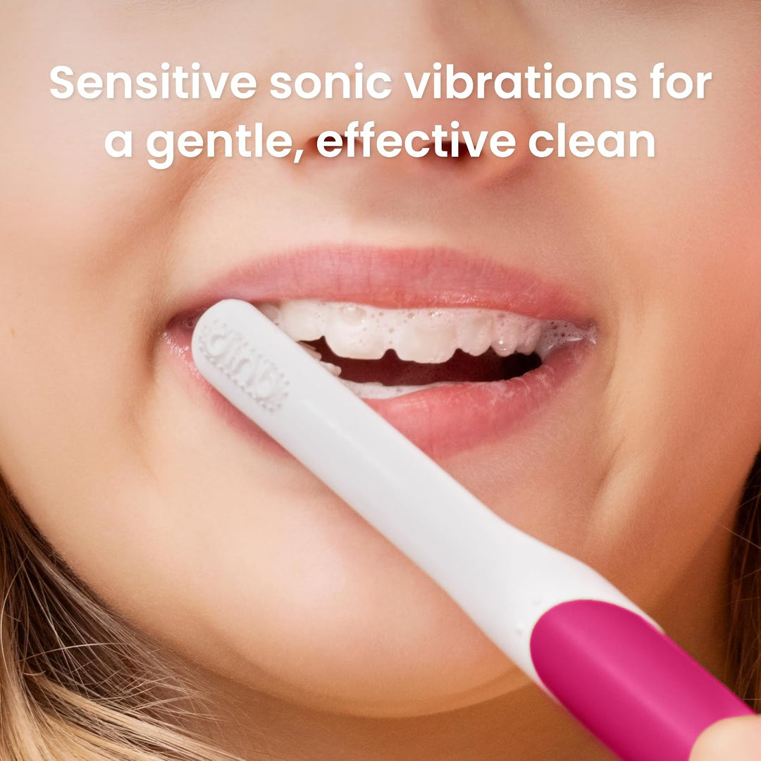 Cepillo de dientes eléctrico para niños de Quip, a batería y sónico...