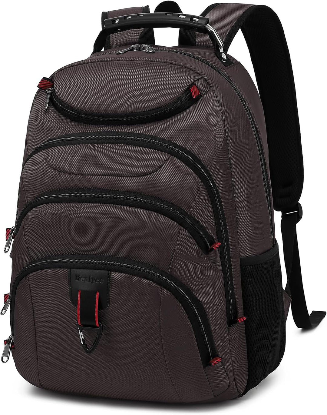 Mochila para laptop Boavan para hombre (Negro, 15.6), Café, Elegante