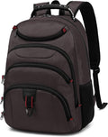 Mochila para laptop Boavan para hombre (Negro, 15.6), Café, Elegante