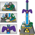 Master Sword - Juego de bloques de construcción de 455 piezas, kit de modelo de arma de héroe legendario para adultos y adolescentes, escritorio de oficina en casa, decoración de sala de juegos, regalo