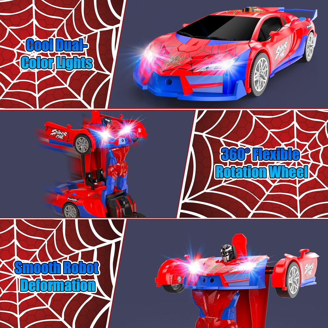 Auto de control remoto transformable para niños autos RC