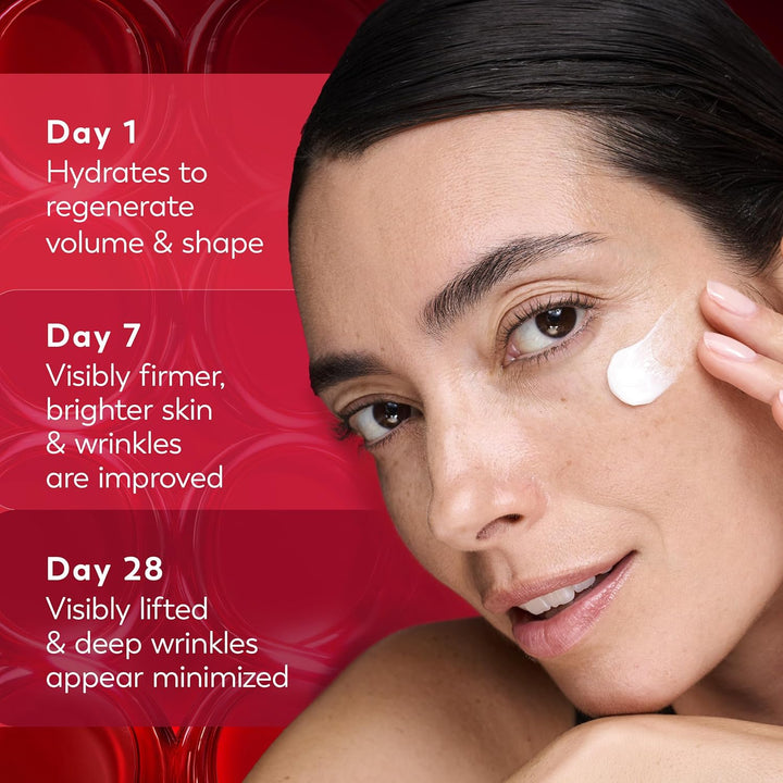 Olay Hidratante facial, crema regenerista microescultora para mujer...