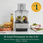 Cuisinart Procesador de alimentos, picadora de alimentos vegetales de 14