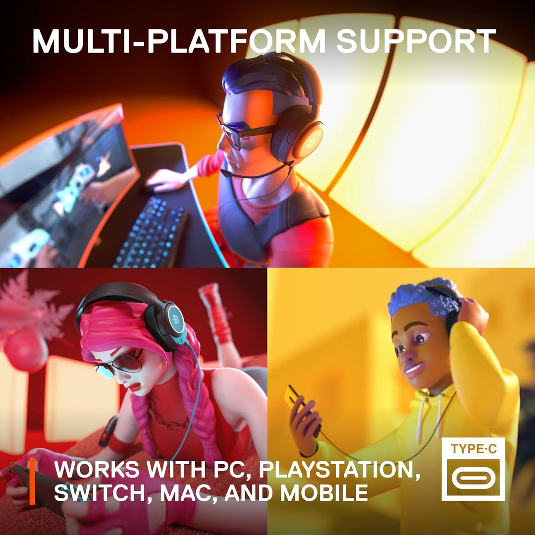 SteelSeries Arctis Nova 3 - Auriculares multiplataforma