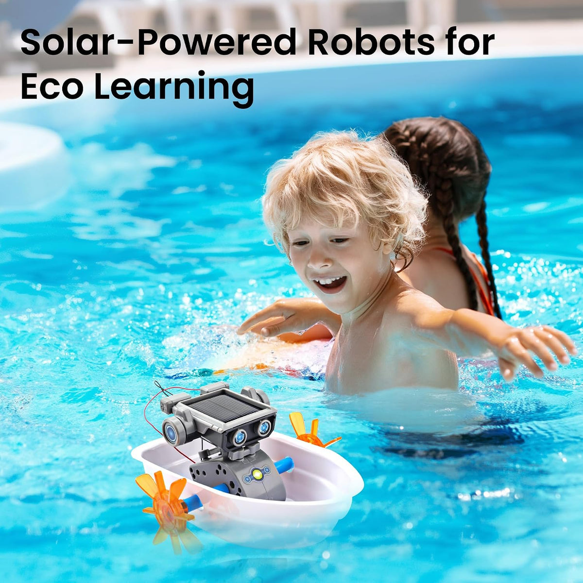 Kit de construcción de robot solar, regalo STEM para niños de 8 a 13 años, juguete educativo de construcción de ciencia 15 en 1, juego robótico solar o alimentado por batería para cumpleaños de niños con 212 piezas