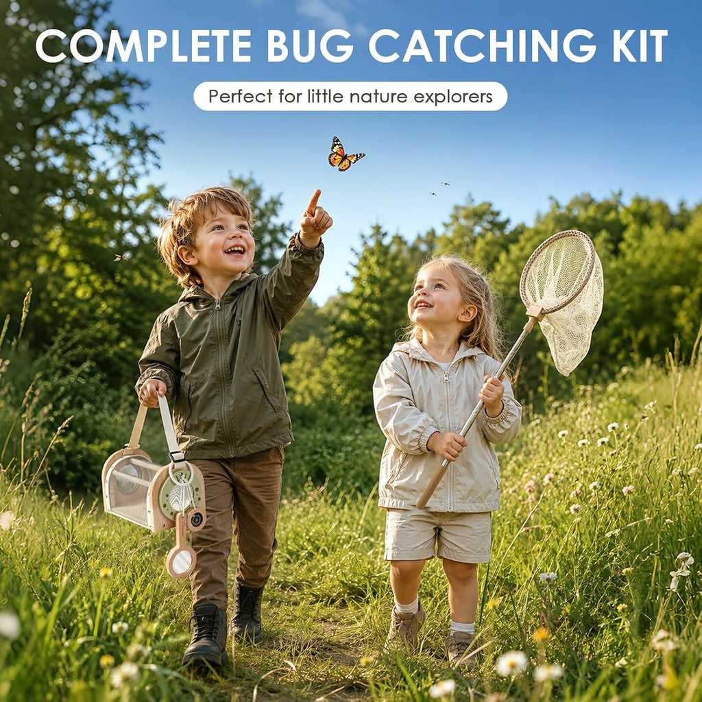 Dreamon Kit de atrapa insectos para niños de 4 a 8 años, juego de 11