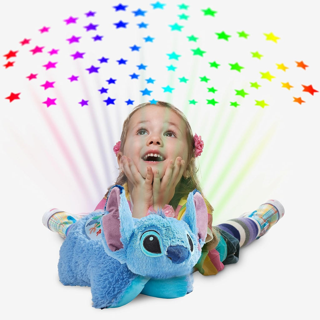 Pillow Pets, Sleep Time Light Stitch, Juguete de Peluche